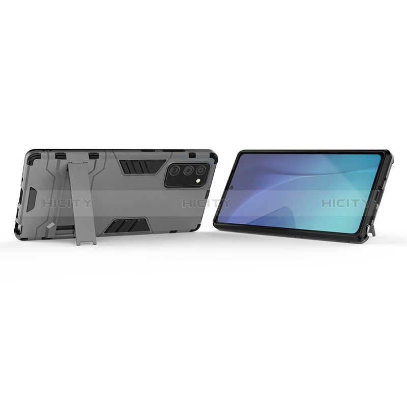 Funda Bumper Silicona y Plastico Mate Carcasa con Soporte KC2 para Samsung Galaxy Note 20 5G