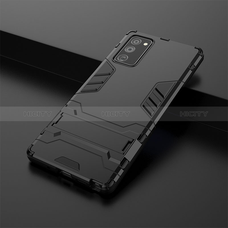 Funda Bumper Silicona y Plastico Mate Carcasa con Soporte KC3 para Samsung Galaxy Note 20 5G