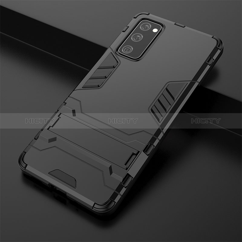 Funda Bumper Silicona y Plastico Mate Carcasa con Soporte KC3 para Samsung Galaxy S20 FE (2022) 5G