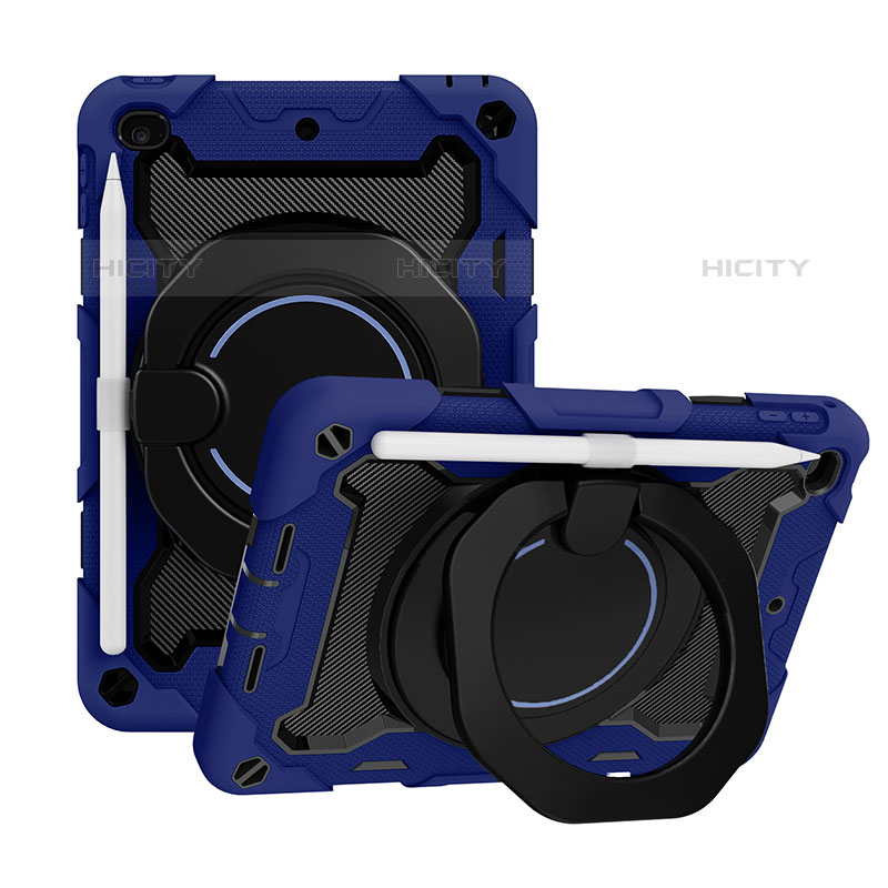 Funda Bumper Silicona y Plastico Mate Carcasa con Soporte L03 para Apple iPad Mini 5 (2019)