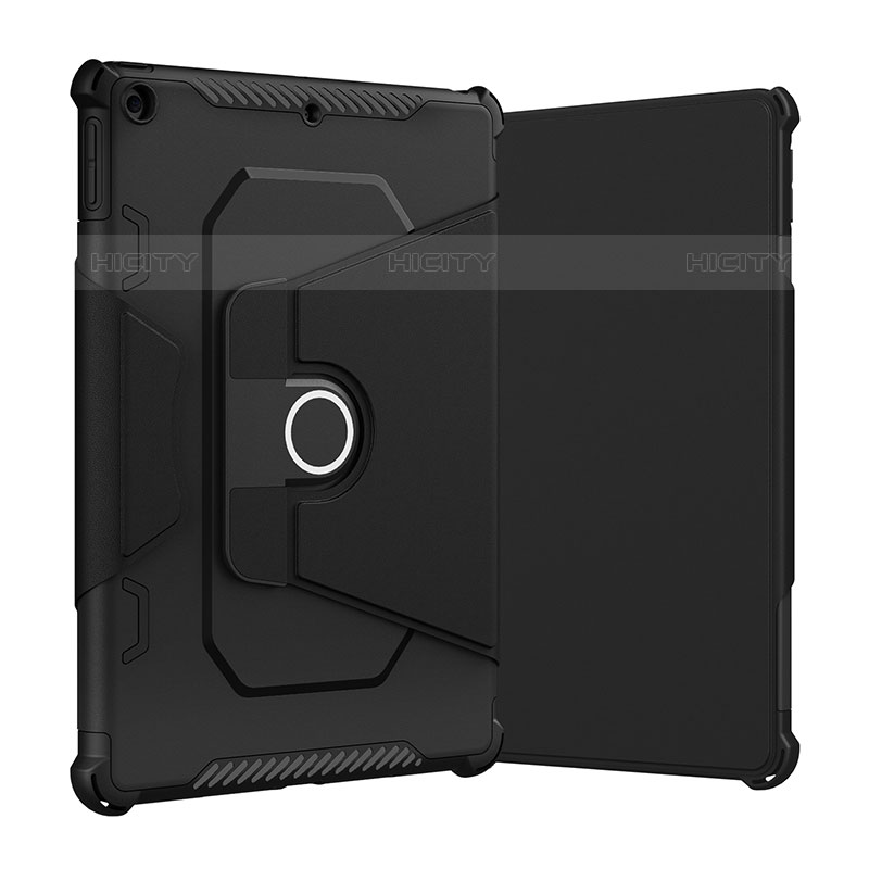 Funda Bumper Silicona y Plastico Mate Carcasa con Soporte L04 para Apple iPad 10.2 (2020)