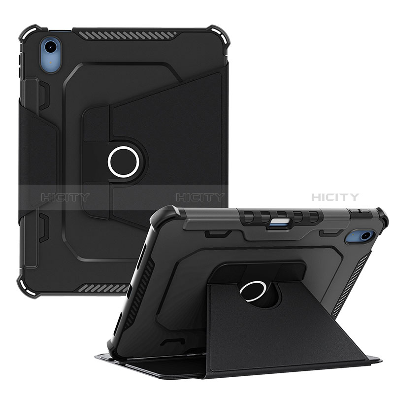 Funda Bumper Silicona y Plastico Mate Carcasa con Soporte L04 para Apple iPad 10.9 (2022)