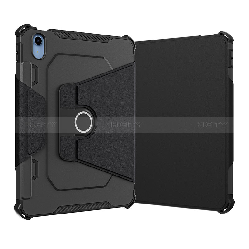 Funda Bumper Silicona y Plastico Mate Carcasa con Soporte L04 para Apple iPad 10.9 (2022)