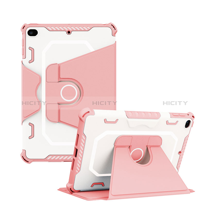 Funda Bumper Silicona y Plastico Mate Carcasa con Soporte L04 para Apple iPad Mini 4