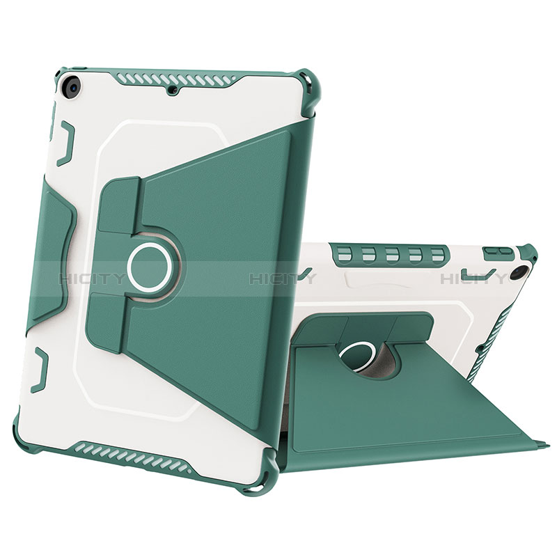 Funda Bumper Silicona y Plastico Mate Carcasa con Soporte L04 para Apple New iPad 9.7 (2017)