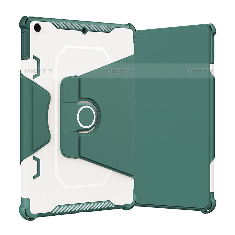 Funda Bumper Silicona y Plastico Mate Carcasa con Soporte L05 para Apple iPad 10.2 (2020)