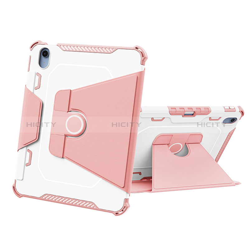 Funda Bumper Silicona y Plastico Mate Carcasa con Soporte L05 para Apple iPad 10.9 (2022)