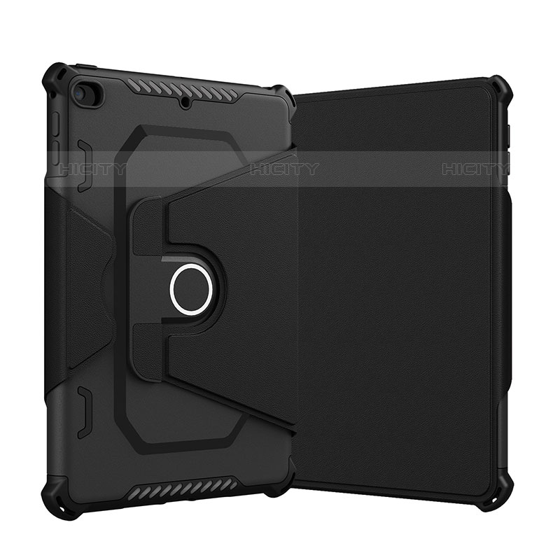 Funda Bumper Silicona y Plastico Mate Carcasa con Soporte L05 para Apple iPad Mini 5 (2019) Negro