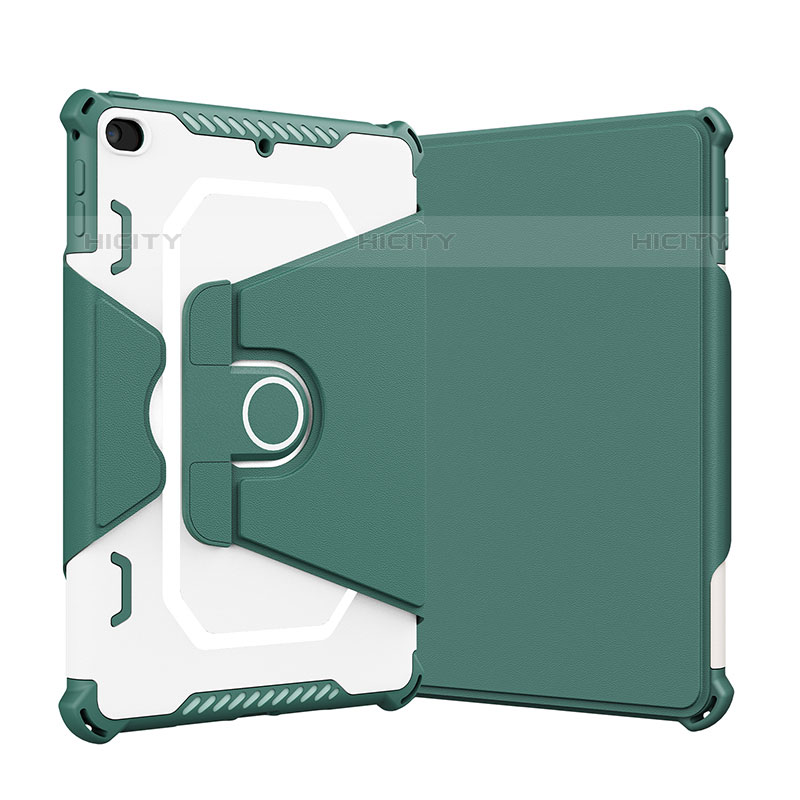 Funda Bumper Silicona y Plastico Mate Carcasa con Soporte L05 para Apple iPad Mini 5 (2019) Verde