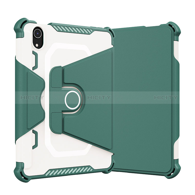 Funda Bumper Silicona y Plastico Mate Carcasa con Soporte L05 para Apple iPad Mini 6