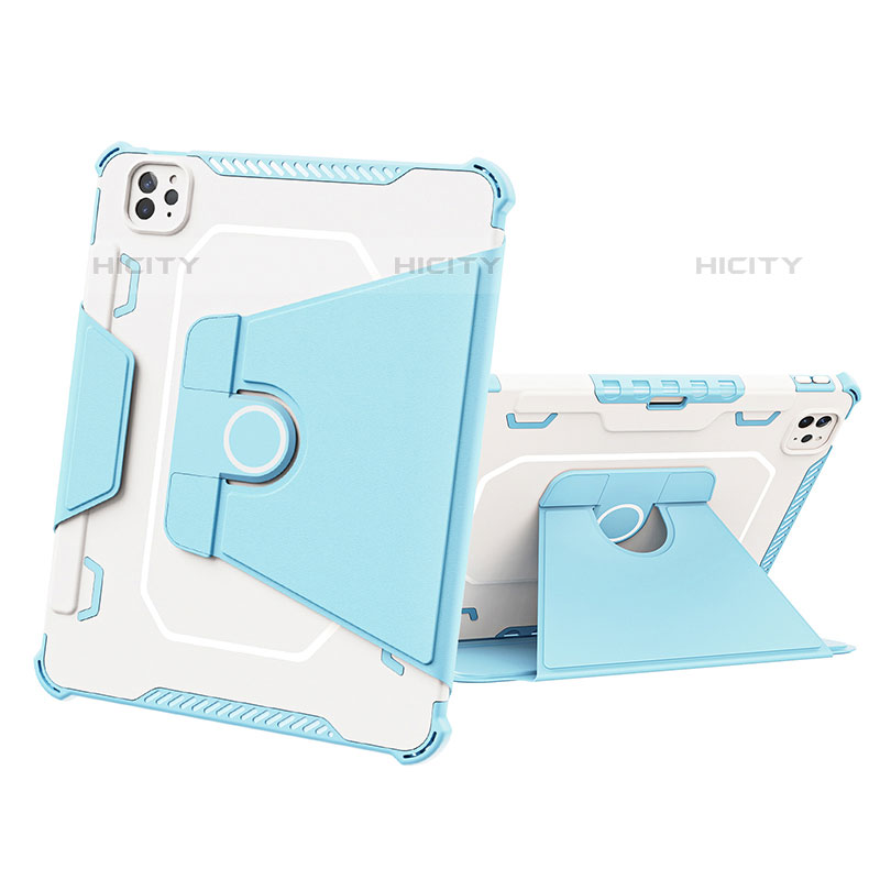 Funda Bumper Silicona y Plastico Mate Carcasa con Soporte L05 para Apple iPad Pro 11 (2021)