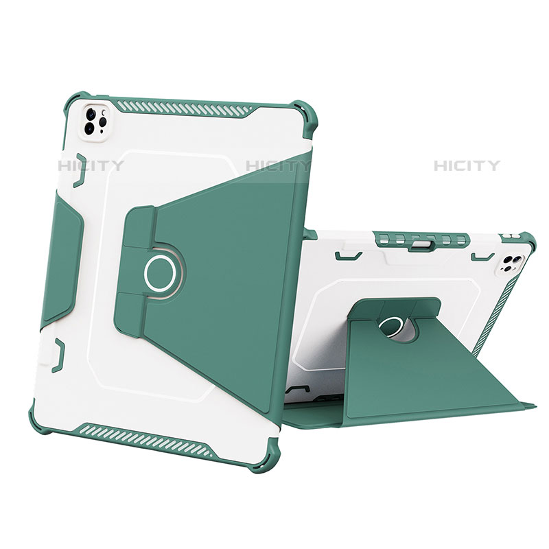 Funda Bumper Silicona y Plastico Mate Carcasa con Soporte L05 para Apple iPad Pro 12.9 (2020)