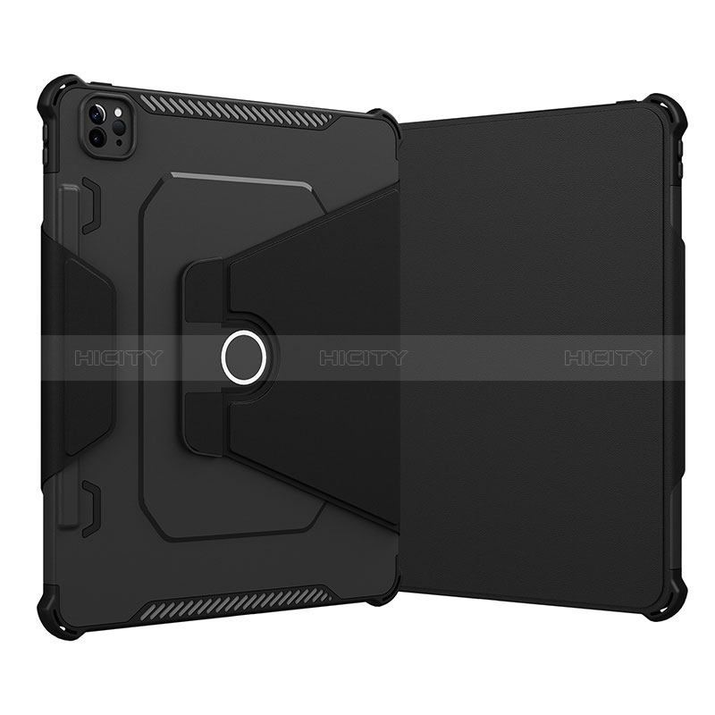 Funda Bumper Silicona y Plastico Mate Carcasa con Soporte L05 para Apple iPad Pro 12.9 (2021)