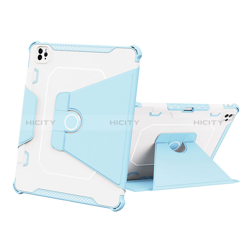 Funda Bumper Silicona y Plastico Mate Carcasa con Soporte L05 para Apple iPad Pro 12.9 (2021)