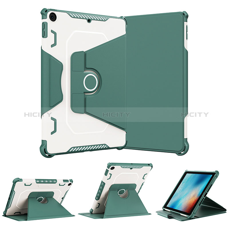 Funda Bumper Silicona y Plastico Mate Carcasa con Soporte L05 para Apple New iPad 9.7 (2017)