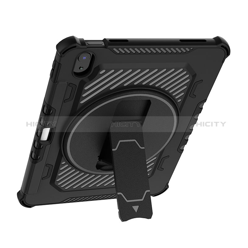 Funda Bumper Silicona y Plastico Mate Carcasa con Soporte L08 para Apple iPad 10.9 (2022)