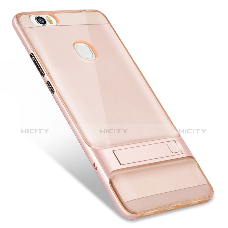 Funda Bumper Silicona y Plastico Mate Carcasa con Soporte para Huawei Honor Note 8