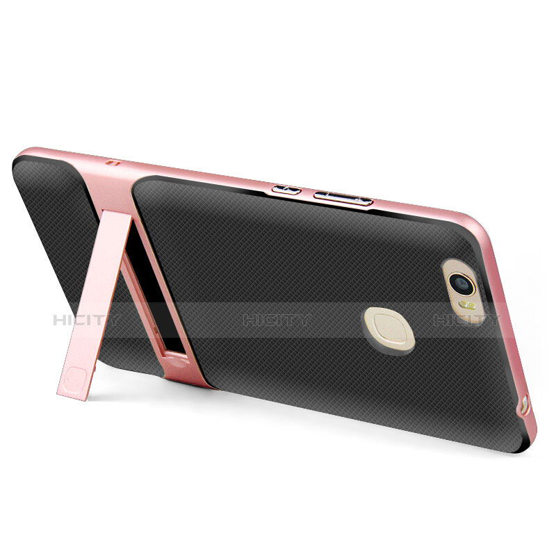 Funda Bumper Silicona y Plastico Mate Carcasa con Soporte para Huawei Honor Note 8