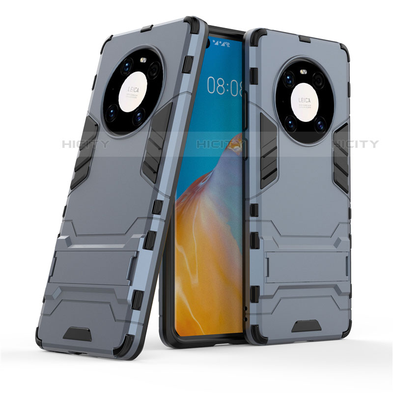 Funda Bumper Silicona y Plastico Mate Carcasa con Soporte para Huawei Mate 40 Pro