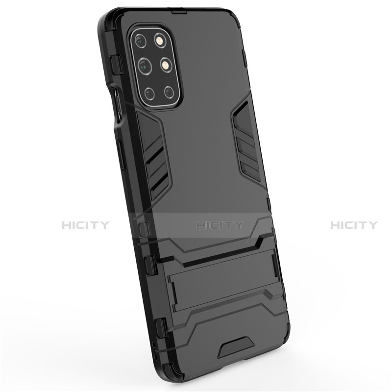 Funda Bumper Silicona y Plastico Mate Carcasa con Soporte para OnePlus 8T 5G