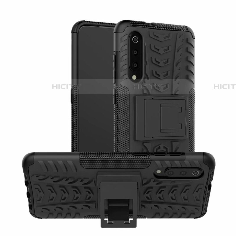 Funda Bumper Silicona y Plastico Mate Carcasa con Soporte R01 para Samsung Galaxy A70S