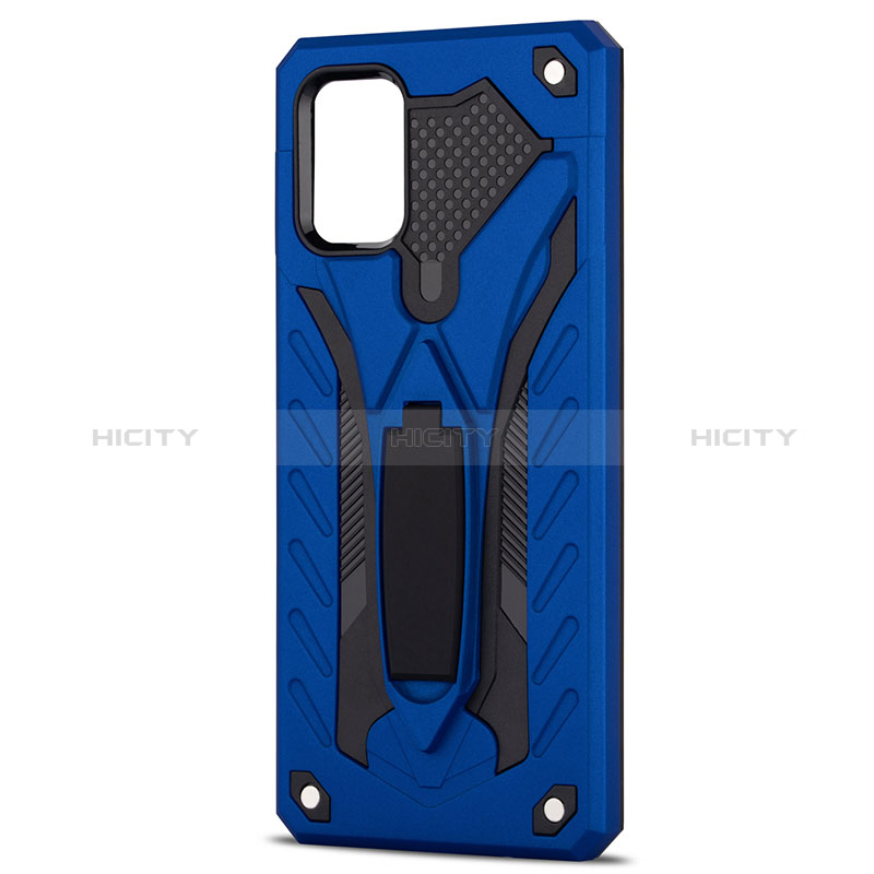 Funda Bumper Silicona y Plastico Mate Carcasa con Soporte YF2 para Samsung Galaxy A51 5G