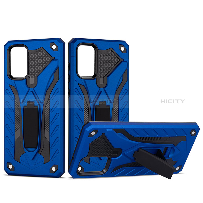 Funda Bumper Silicona y Plastico Mate Carcasa con Soporte YF2 para Samsung Galaxy S20 Plus 5G