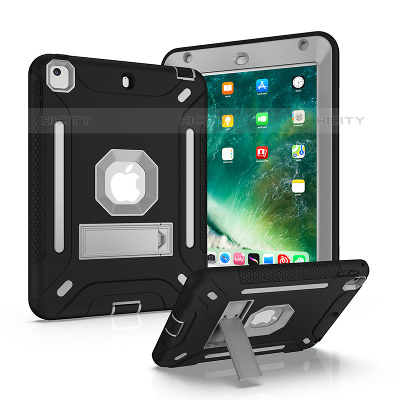 Funda Bumper Silicona y Plastico Mate Carcasa con Soporte YJ1 para Apple iPad Mini 5 (2019)