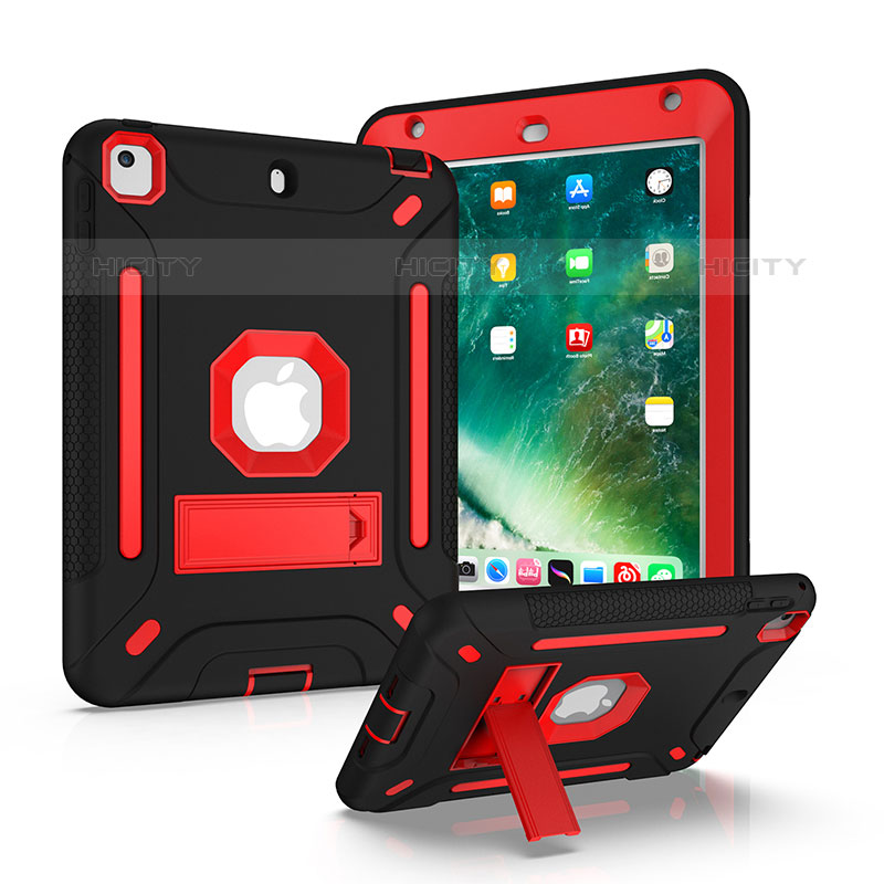 Funda Bumper Silicona y Plastico Mate Carcasa con Soporte YJ1 para Apple iPad Mini 5 (2019)