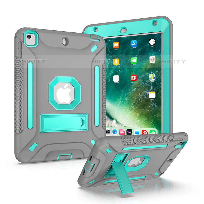 Funda Bumper Silicona y Plastico Mate Carcasa con Soporte YJ1 para Apple iPad Mini 5 (2019)