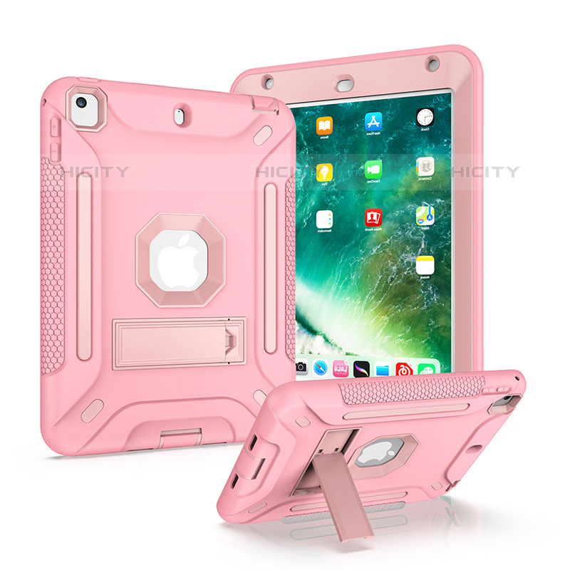 Funda Bumper Silicona y Plastico Mate Carcasa con Soporte YJ2 para Apple iPad Mini 4