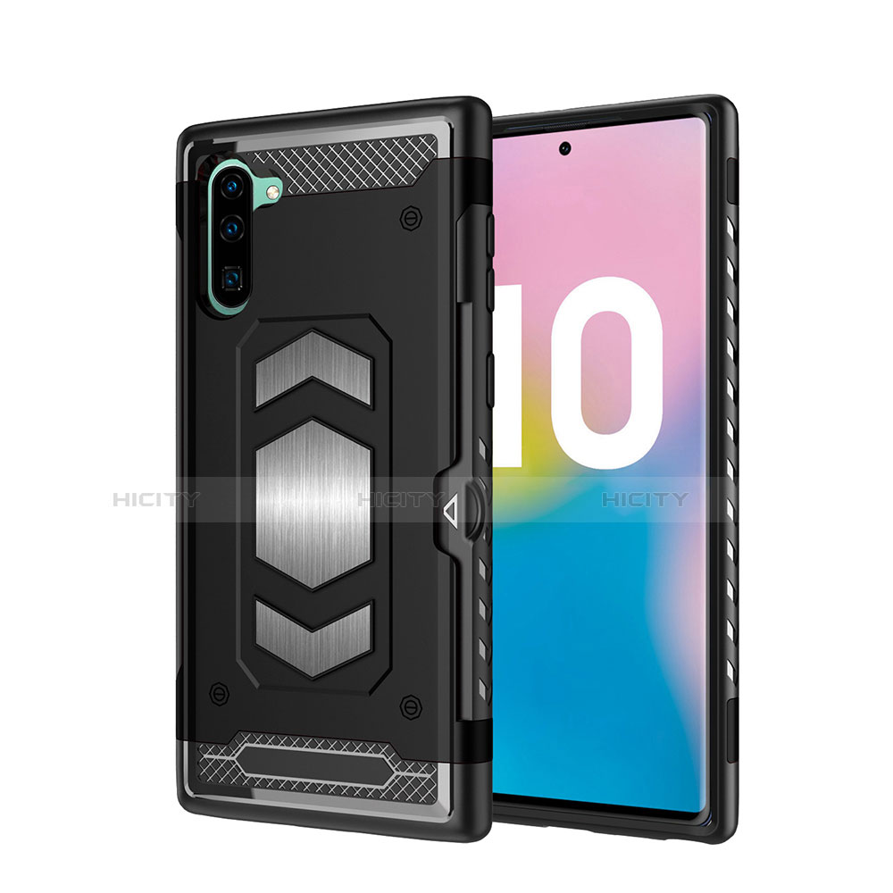 Funda Bumper Silicona y Plastico Mate Carcasa Magnetico para Samsung Galaxy Note 10