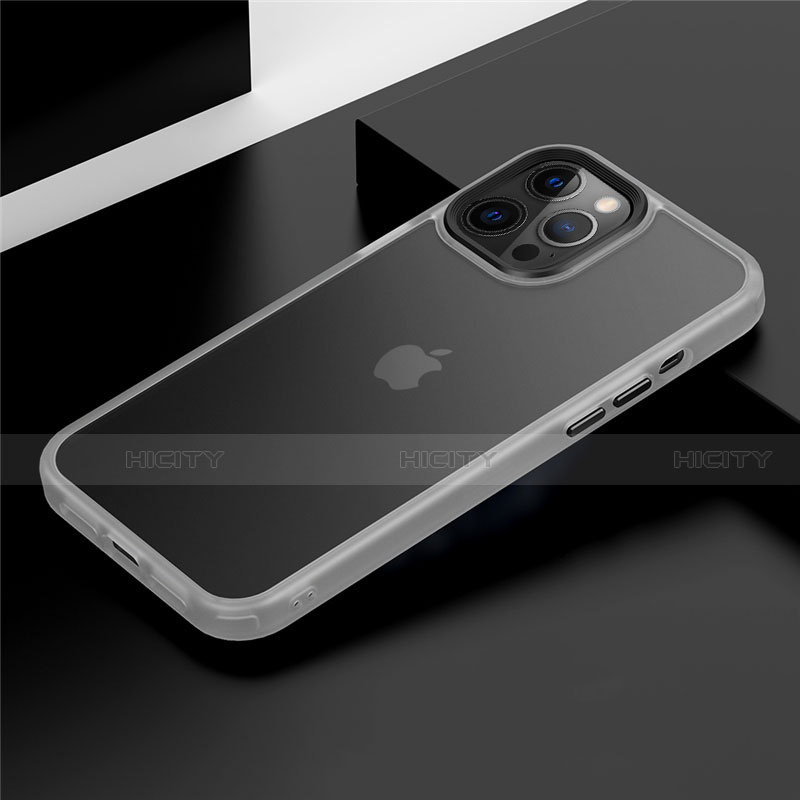 Funda Bumper Silicona y Plastico Mate Carcasa N01 para Apple iPhone 12 Pro Max