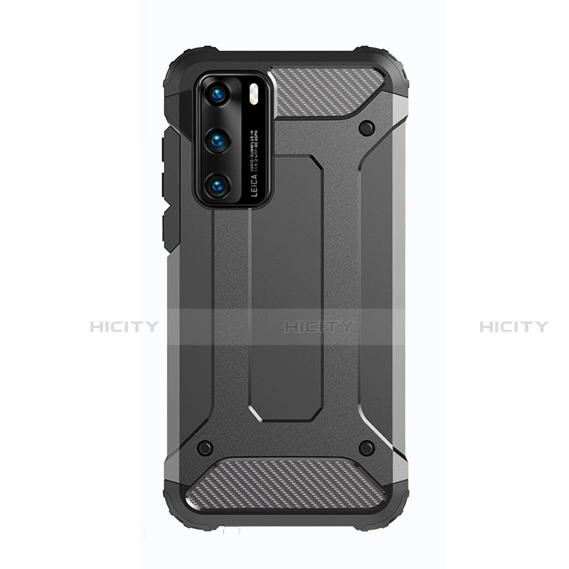 Funda Bumper Silicona y Plastico Mate Carcasa N01 para Huawei P40