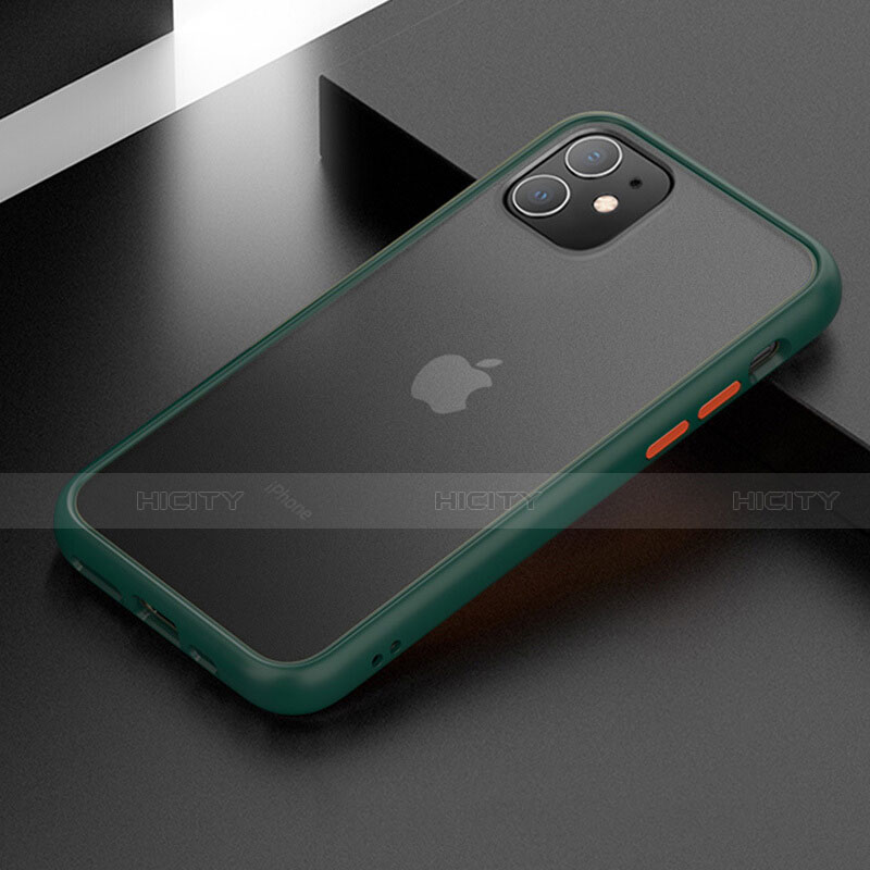 Funda Bumper Silicona y Plastico Mate Carcasa para Apple iPhone 11