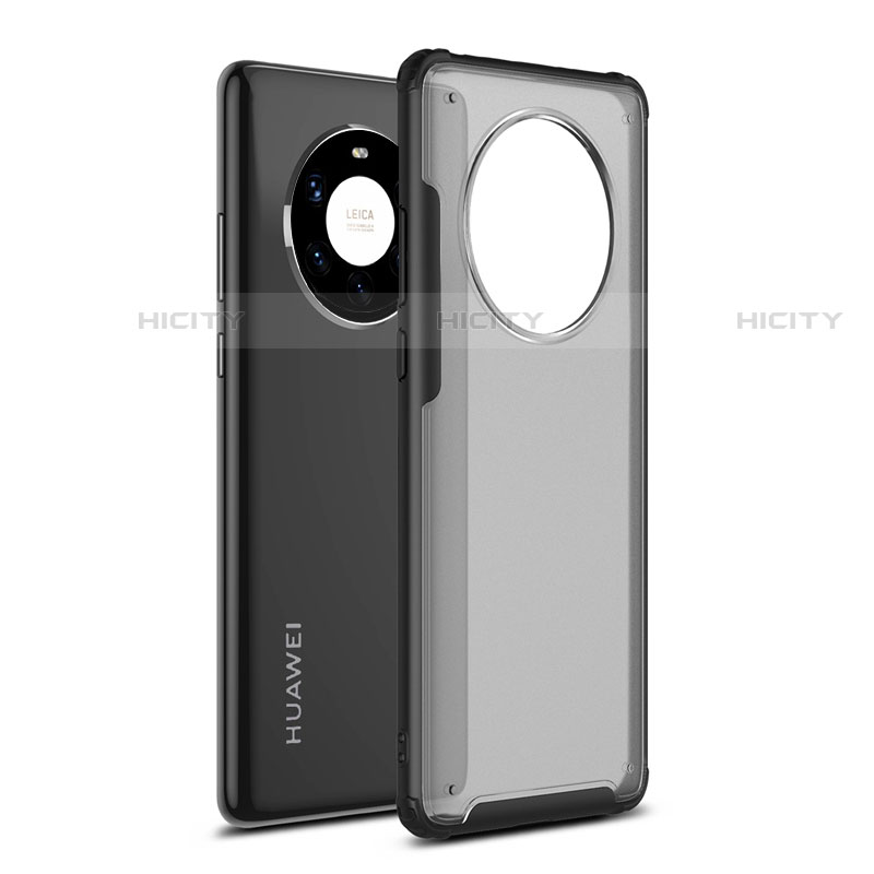 Funda Bumper Silicona y Plastico Mate Carcasa para Huawei Mate 40 Pro+ Plus Negro