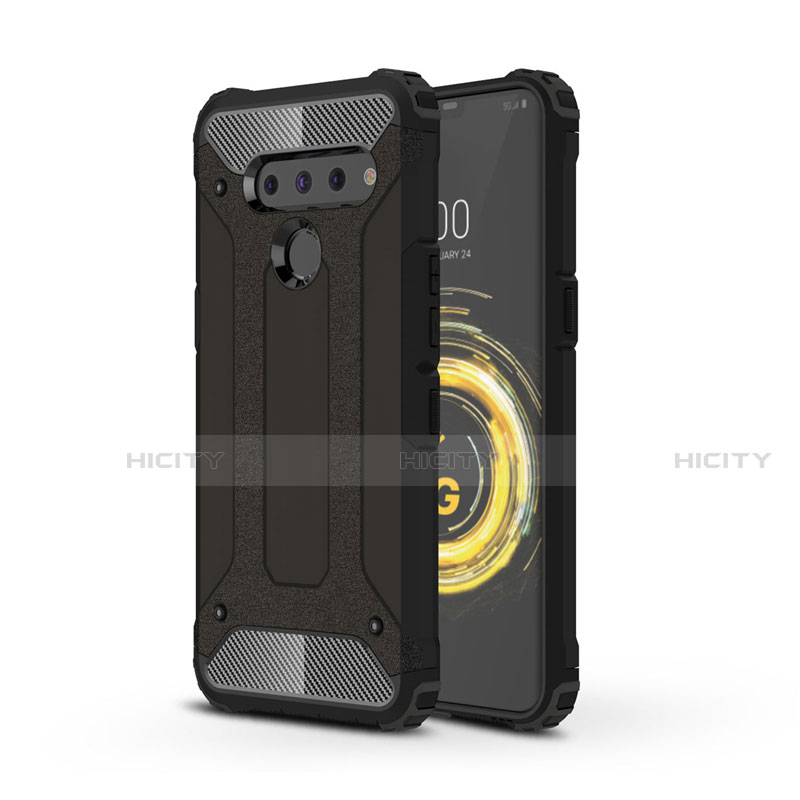 Funda Bumper Silicona y Plastico Mate Carcasa para LG V50 ThinQ 5G