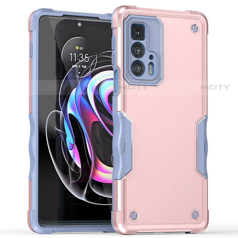 Funda Bumper Silicona y Plastico Mate Carcasa para Motorola Moto Edge 20 Pro 5G