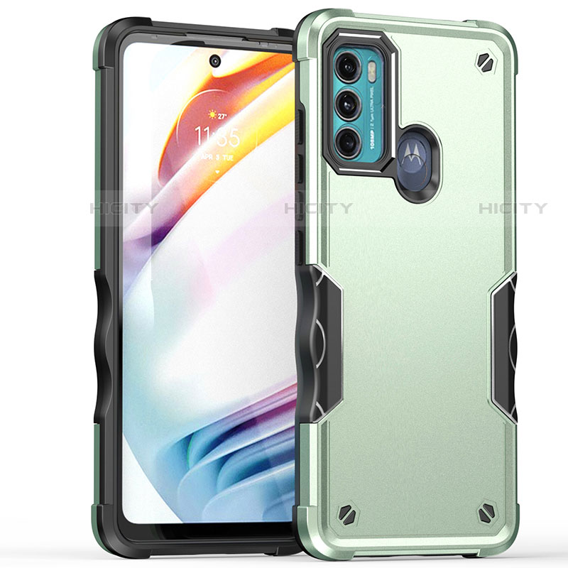 Funda Bumper Silicona y Plastico Mate Carcasa para Motorola Moto G60