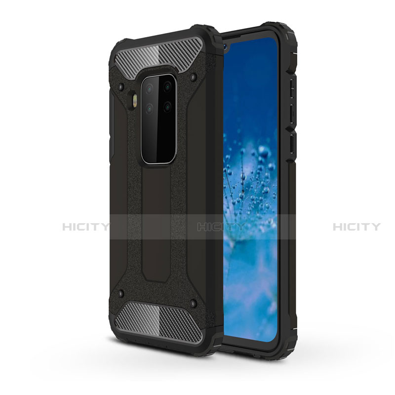 Funda Bumper Silicona y Plastico Mate Carcasa para Motorola Moto One Zoom