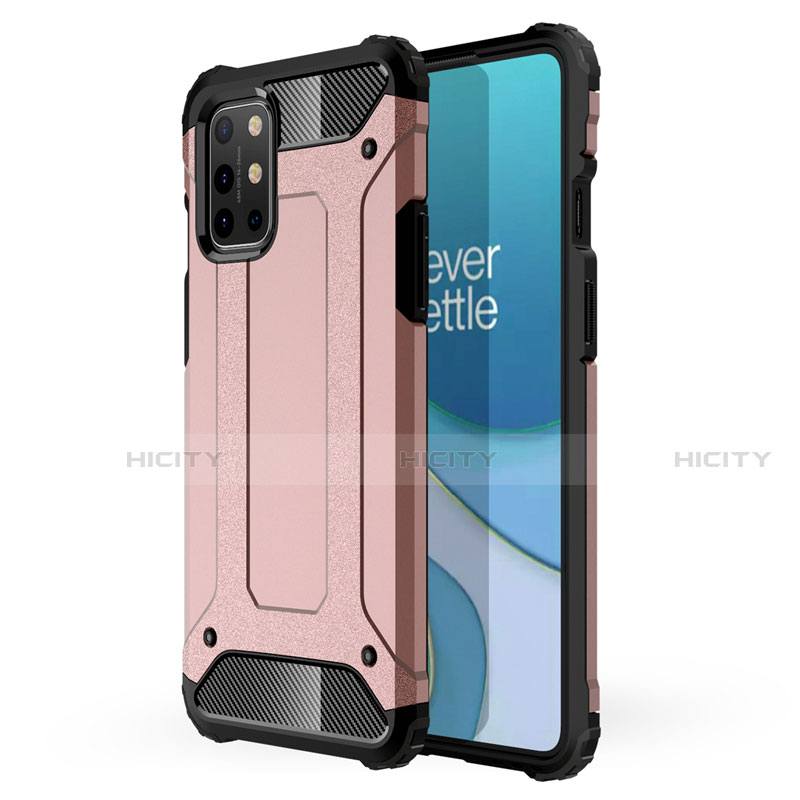 Funda Bumper Silicona y Plastico Mate Carcasa para OnePlus 8T 5G Oro Rosa