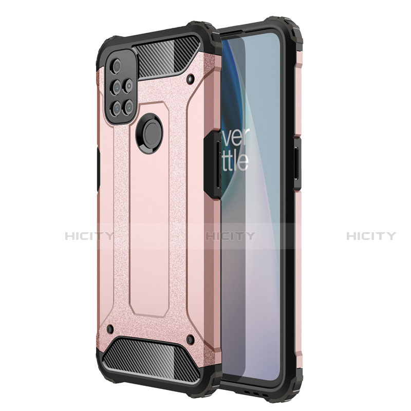 Funda Bumper Silicona y Plastico Mate Carcasa para OnePlus Nord N10 5G