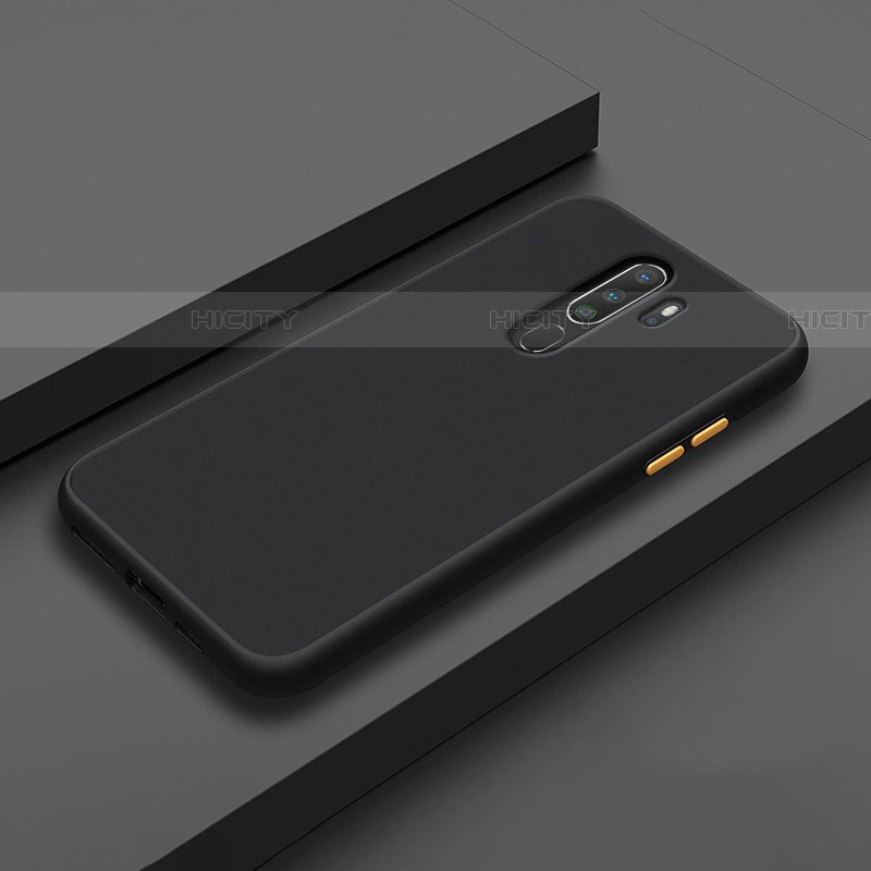 Funda Bumper Silicona y Plastico Mate Carcasa para Oppo A9 (2020) Negro