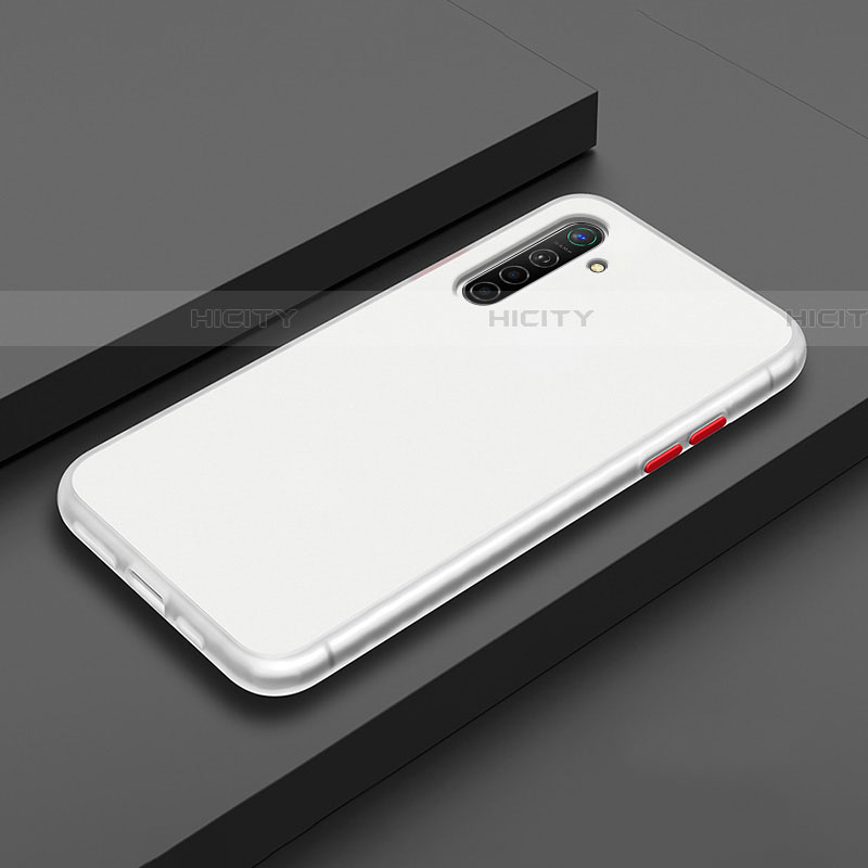 Funda Bumper Silicona y Plastico Mate Carcasa para Oppo K5 Blanco