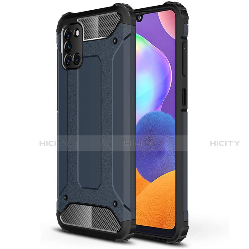 Funda Bumper Silicona y Plastico Mate Carcasa para Samsung Galaxy A31