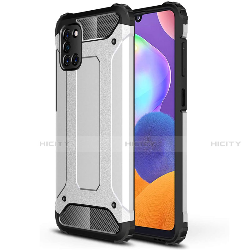 Funda Bumper Silicona y Plastico Mate Carcasa para Samsung Galaxy A31