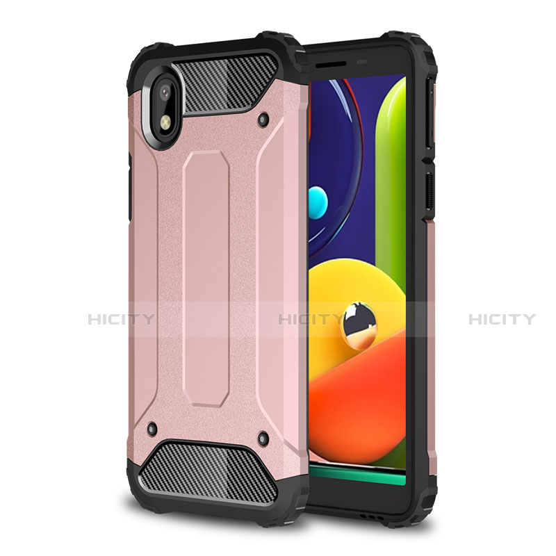 Funda Bumper Silicona y Plastico Mate Carcasa para Samsung Galaxy M01 Core