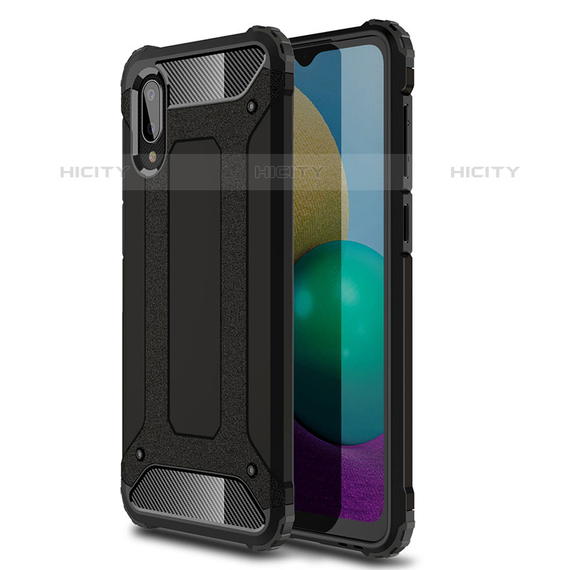 Funda Bumper Silicona y Plastico Mate Carcasa para Samsung Galaxy M02