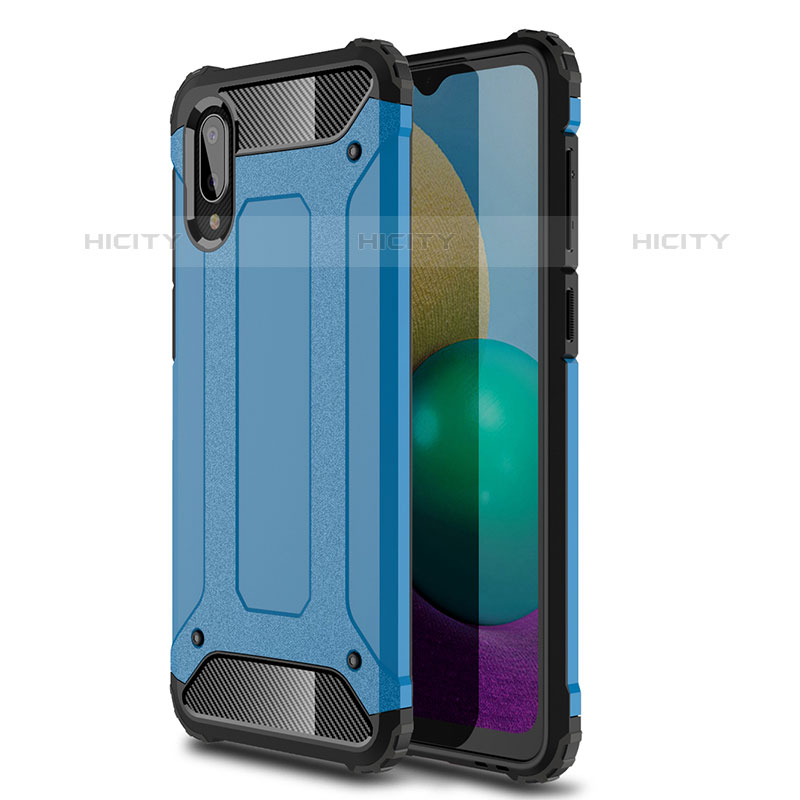 Funda Bumper Silicona y Plastico Mate Carcasa para Samsung Galaxy M02