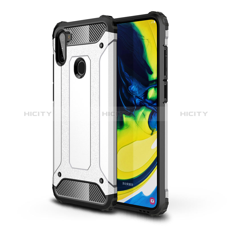 Funda Bumper Silicona y Plastico Mate Carcasa para Samsung Galaxy M11